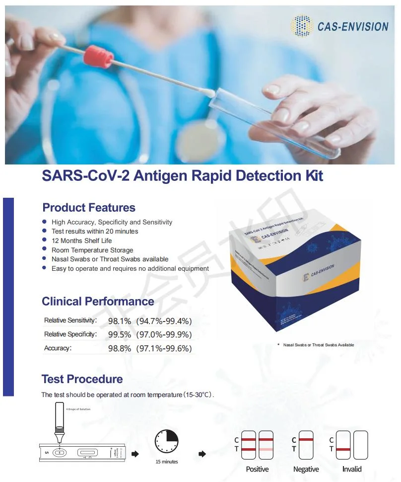 Infectious Disease Antigen AG Rapid Testing Kits Shenzhen Supplier Ready Ship in Stock