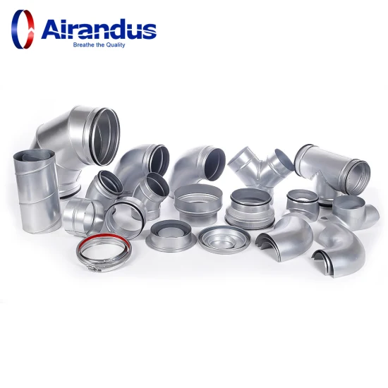 Wholesale Factory Price HVAC Ventilation System Ducting Il Take-off Connector Stainless Steel Air Duct Spiral Fitting Reducer